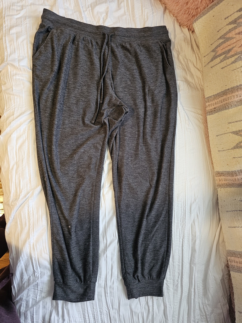 Women's XL Dark Gray Jogger Pants - Comfortable Casual Wear